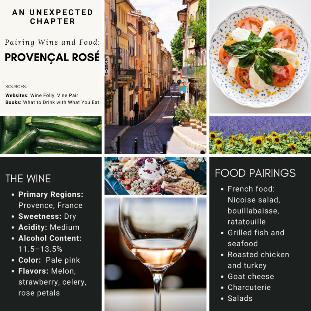 Rose wine and food pairing